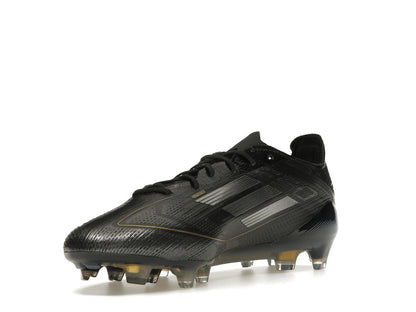 adidas F50 Elite FG Core Black Iron Metallic Gold Metallic