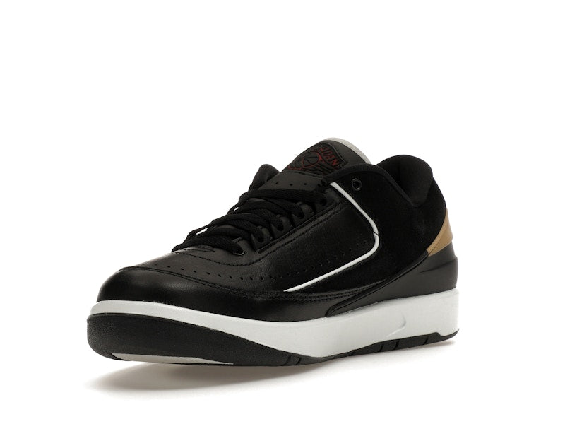 Jordan 2 Retro Low Black Metallic Gold (Women's)