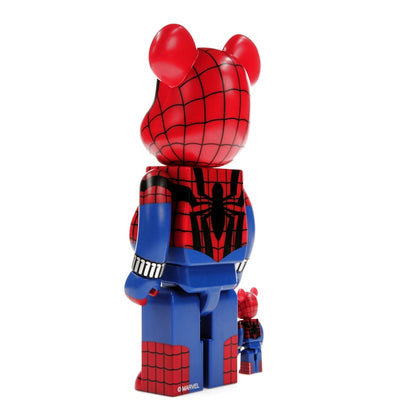 Bearbrick x Marvel Spider-Man (Ben Reilly) 100% & 400% Set