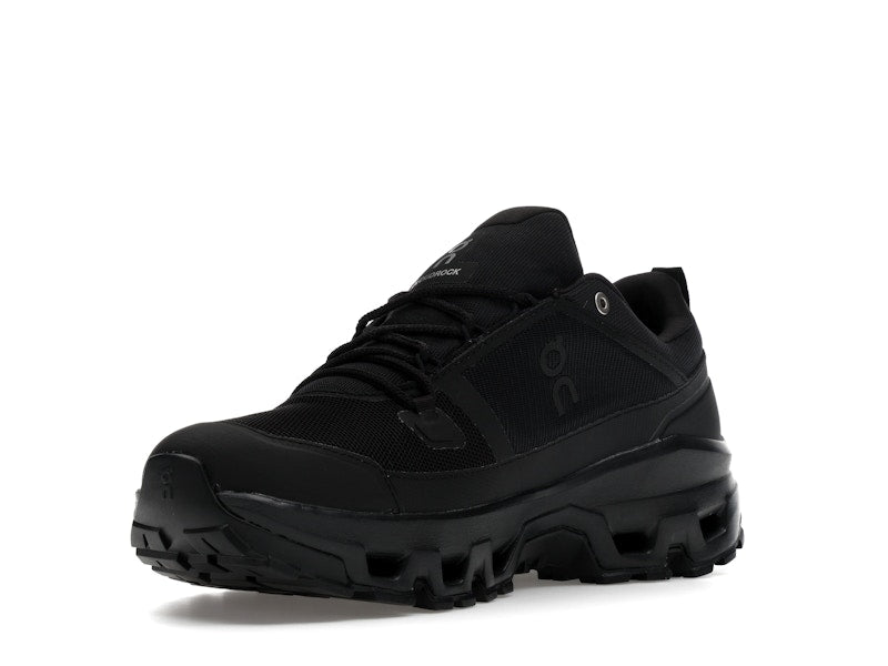 On Running Cloudrock Low Waterproof All Black