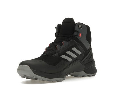 adidas Terrex Swift R3 Mid GTX Core Black Grey Solar Red