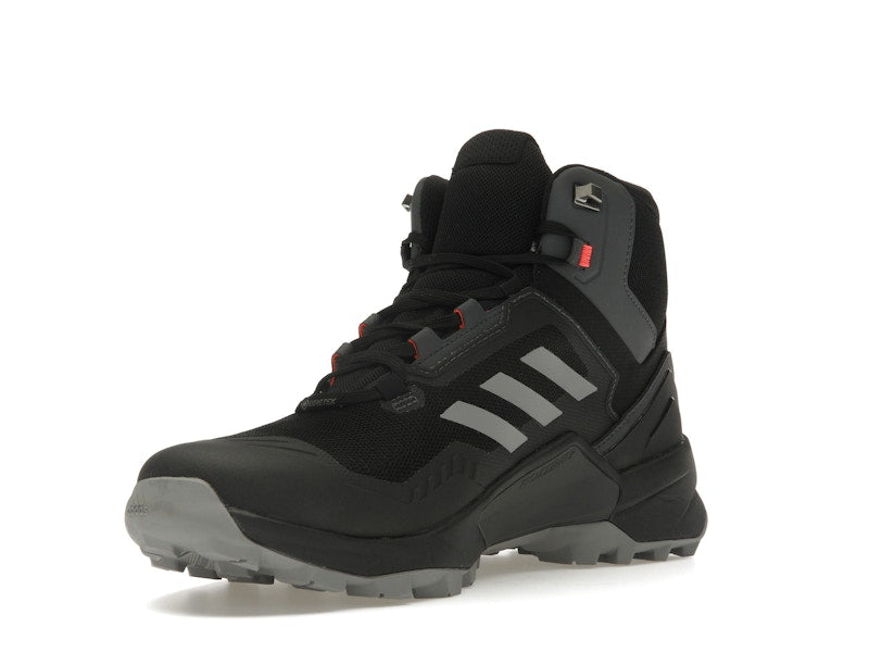 adidas Terrex Swift R3 Mid GTX Core Black Grey Solar Red