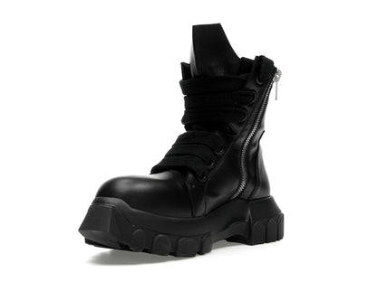 Rick Owens Lido Jumbo Laced Bozo Tractor Black