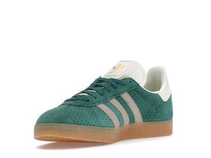 adidas Gazelle Collegiate Green Wonder Beige Gold Metallic
