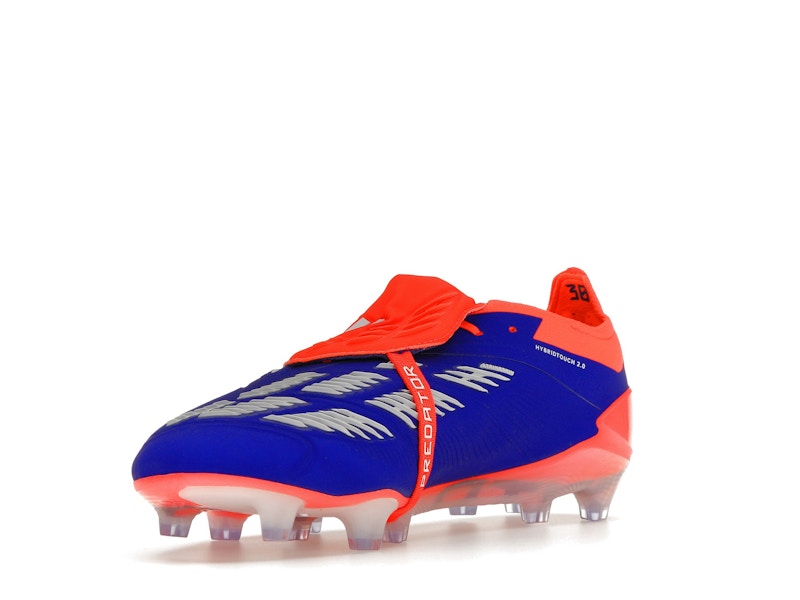 adidas Predator Elite Foldover Tongue FG Lucid Blue Solar Red