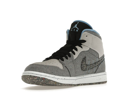 Jordan 1 Mid Crater Grey University Blue