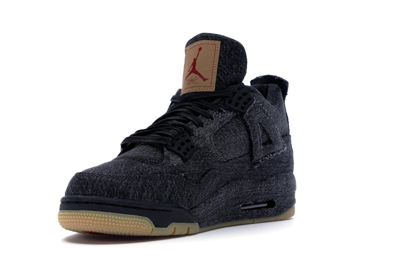 Jordan 4 Retro Levi's Black (Blank Tag)
