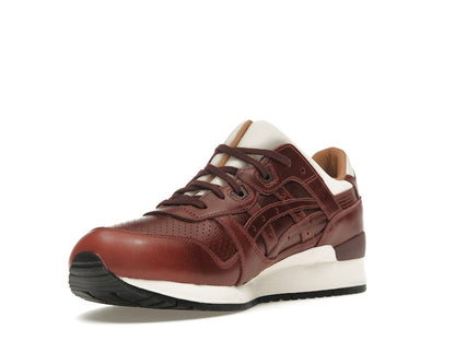 ASICS Gel-Lyte III Packer Shoes x J. Crew Oxblood Leather