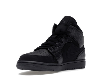 Jordan 1 Mid Black Dark Smoke Grey