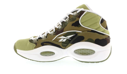 Reebok Question Mid mita sneakers X Bape 1st Camo