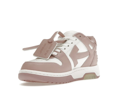 Off-White Out Of Office Calf Leather White Pink (Women's)