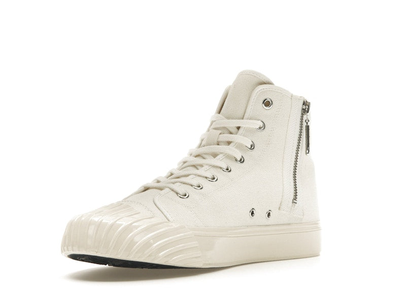 Kenzo School High Top Trainers Tiger Sole Off White