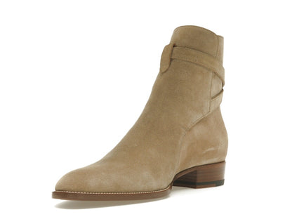 Saint Laurent Wyatt Jodhpur Boot Tobacco Suede
