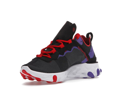 Nike React Element 55 Black University Red (Women's)