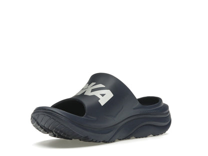 Hoka One One Ora Athletic Slide Varsity Navy White