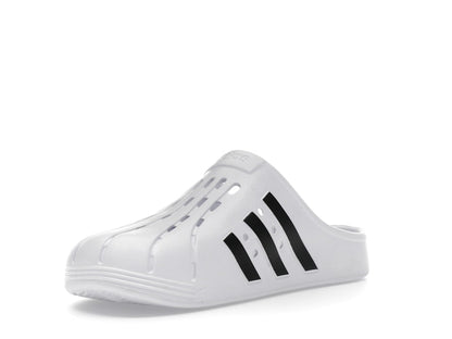 adidas Adilette Clog White Black