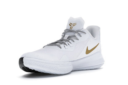 Nike Mamba Fury White Metallic Gold