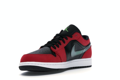 Jordan 1 Low Black Green Pulse Gym Red