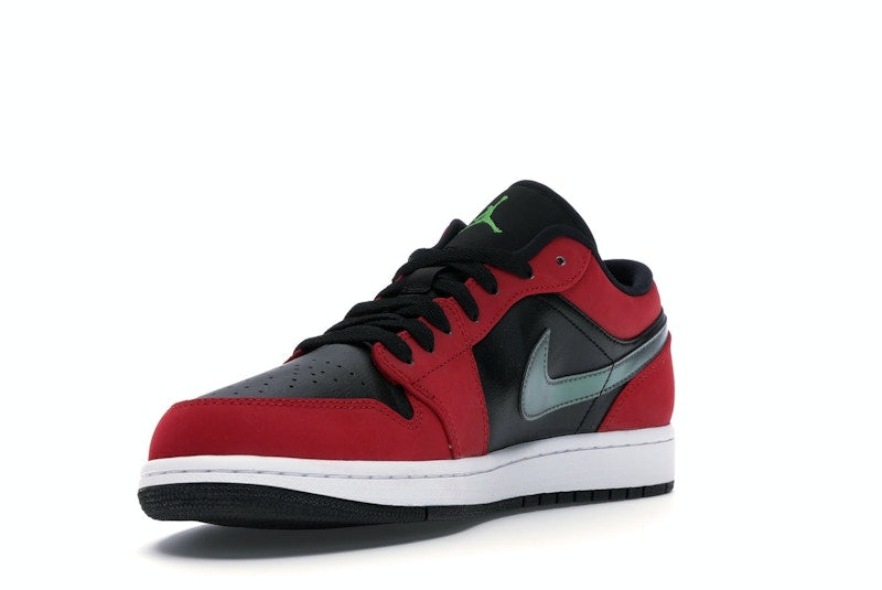 Jordan 1 Low Black Green Pulse Gym Red