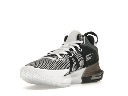 Nike LeBron Witness 7 White Black Metallic Silver