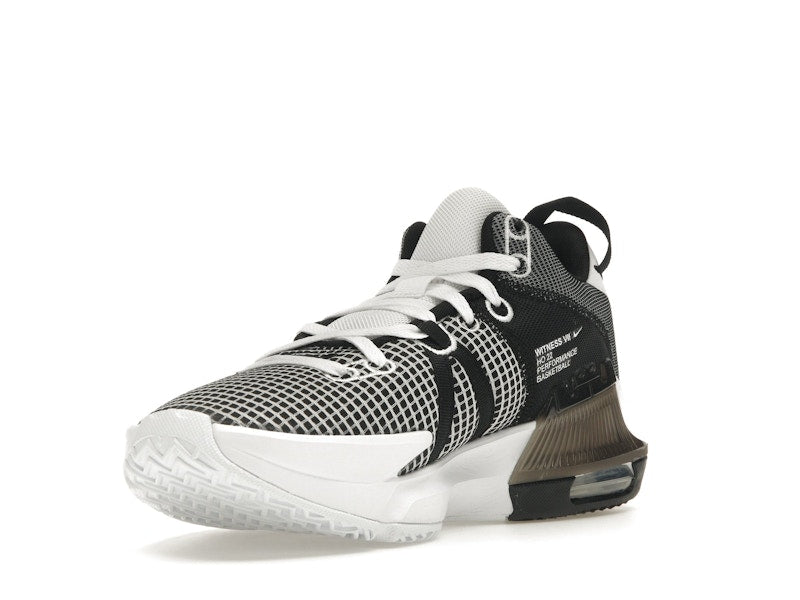 Nike LeBron Witness 7 White Black Metallic Silver