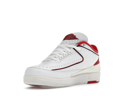 Jordan 2 Retro Low White Varsity Red