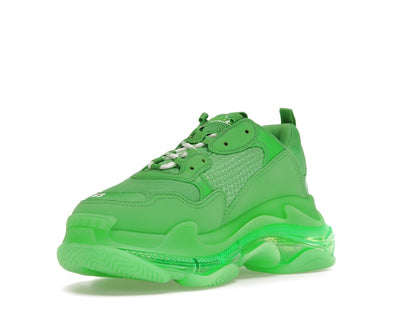 Balenciaga Triple S Clear Sole Bright Green