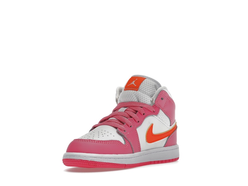 Jordan 1 Mid Pinksicle Safety Orange (PS)