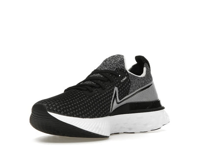 Nike React Infinity Run Flyknit Black White (Women's)