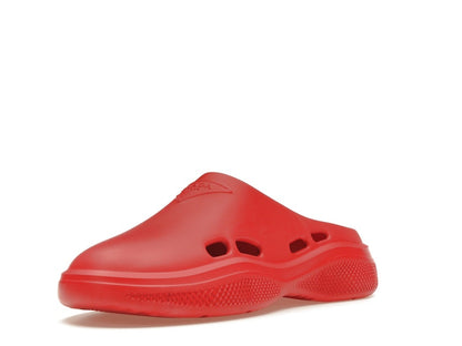 Prada Foam Rubber Mule Red