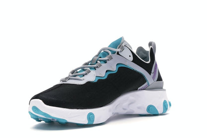 Nike React Element 55 Black Pure Platinum Teal Nebula