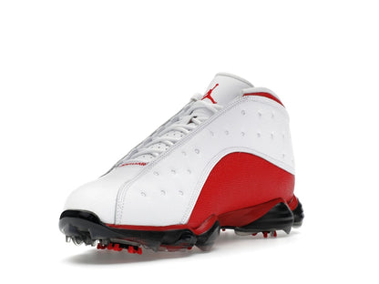 Jordan 13 Retro Golf Cleat White Red