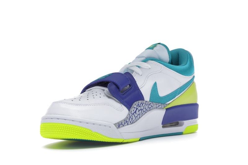 Jordan Legacy 312 Low Ultramarine Neon Yellow Aquamarine
