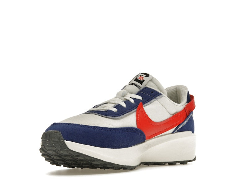 Nike Waffle Debut Swoosh Habanero Red Old Royal