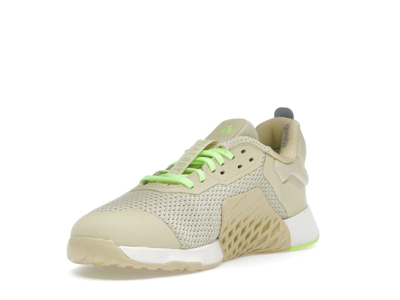 adidas Dropset 3 Strength Powder Yellow Matte Silver Lucid Lemon (Women's)