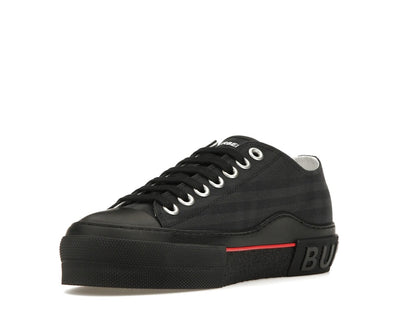 Burberry Vintage Check Canvas Low-Top Sneaker Dark Charcoal
