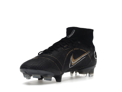 Nike Mercurial Superfly 8 FG Black Metallic Silver Gold