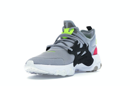 Nike React Presto Wolf Grey Black Rush Pink Volt (GS)