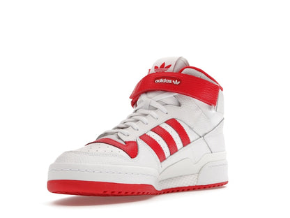 adidas Forum Mid Cloud White Vivid Red