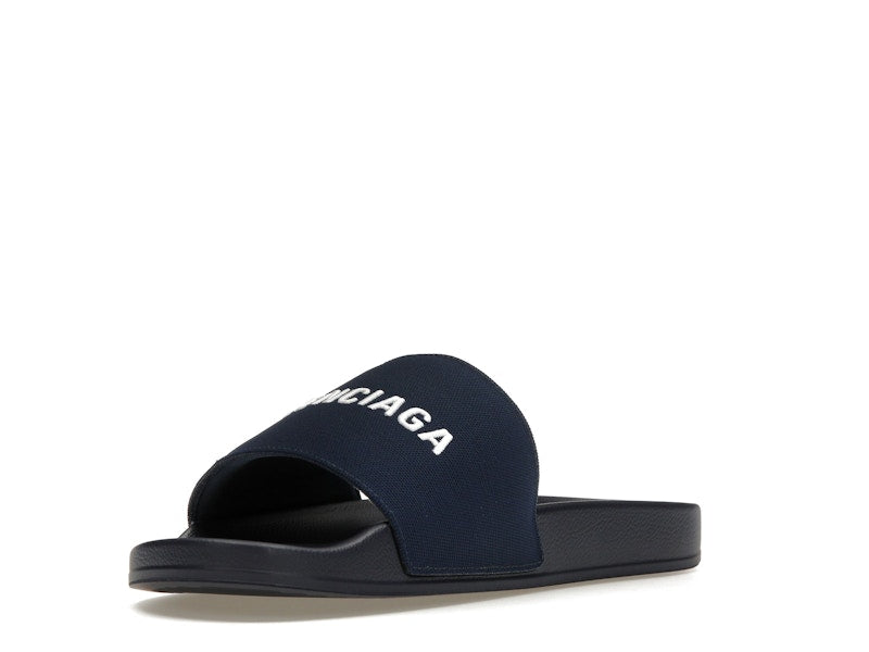 Balenciaga Pool Slide Navy