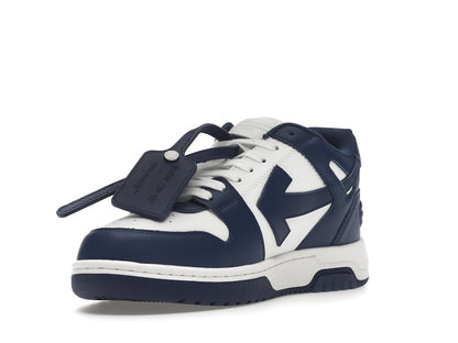 OFF-WHITE Out Of Office "OOO" Low Tops Dark Blue White