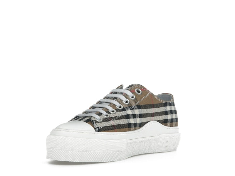 Burberry Low Top House Check Sneaker Taupe Brown (Women's)