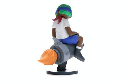 Hebru Brantley x Billionaire Boys Club x Bait Beyond The Beyond Fly Boy Figure 9 Inches White/Multi