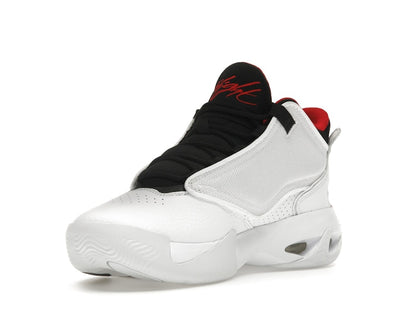 Jordan Max Aura 4 White Black University Red