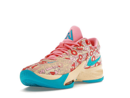 Nike Zoom Freak 4 Letter Bros Vanilla Lightning