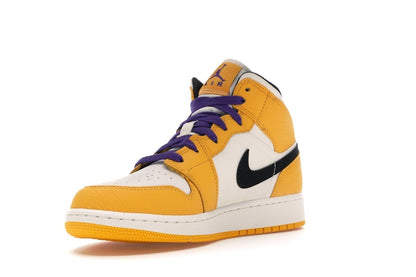 Jordan 1 Mid SE Lakers (GS)