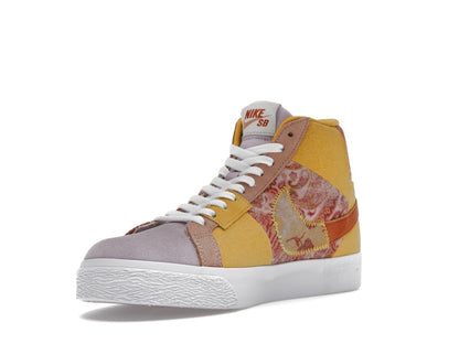 Nike SB Zoom Blazer Mid Premium Floral Paisley Sanded Gold