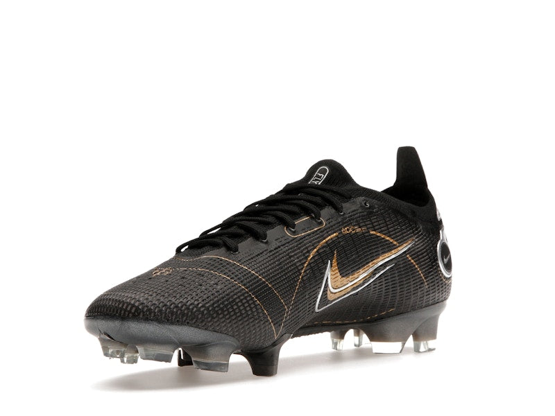 Nike Mercurial Vapor 14 Elite FG Black Metallic Silver Cave Stone Metallic Gold