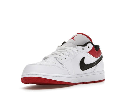 Jordan 1 Low White University Red Black