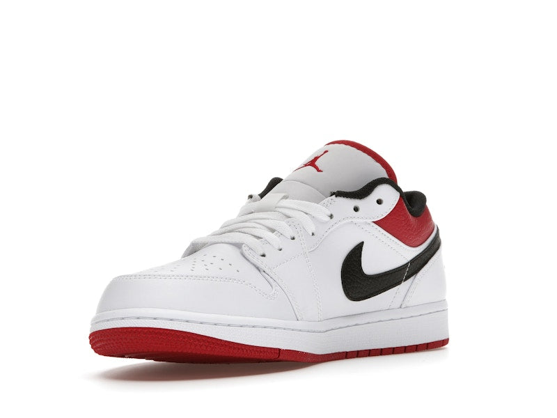 Jordan 1 Low White University Red Black